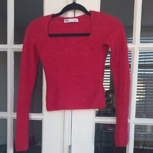 Zara Red Sweater